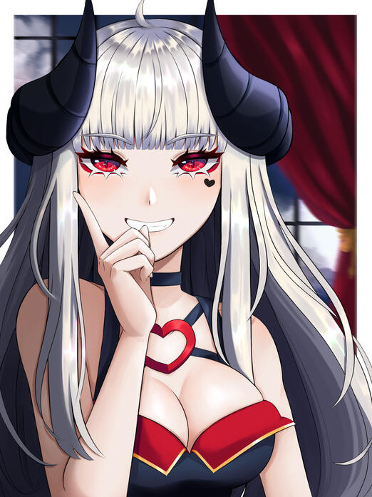 Portrait artwork for Haato Yuuki (twitch.tv/haatoyuuki).